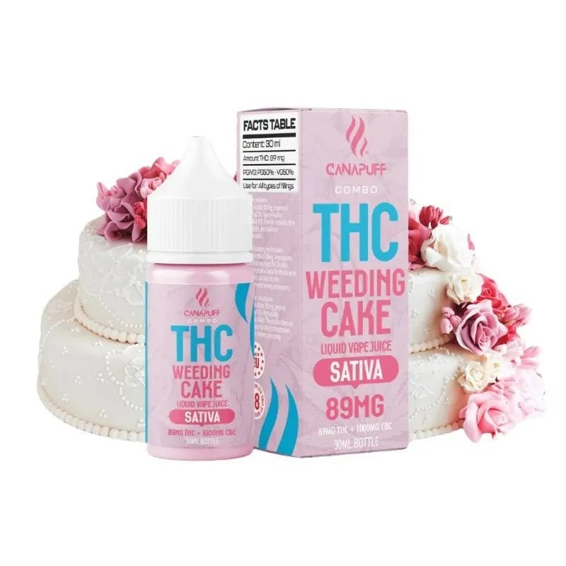 E-Liquid Wedding Cake Canapuff