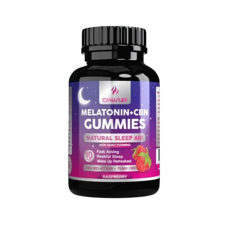 Raspberry CBN + Melatonin Gummies Canapuff